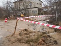 Plūdi Tukumā Pilskalna un Nogāzes ielās