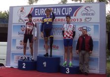 Gailišs izcīna sudraba medaļu Eiropas kausa posmā Belgradā