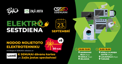 Arī Tukumā sestdien, 23. septembrī, varēs bez maksas nodot elektrotehniku