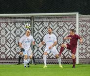 Tukumnieki labdarībai veltītā futbola spēlē