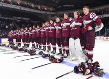 U-20 hokejisti devītajā vietā pasaulē