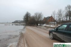 Pārplūdis autoceļš Ozolpils-Degole