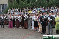 Lielo Dziesmu un deju svētku iedziedāšana un iedejošana Tukumā