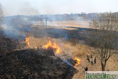 Dedzis bijušais Tukuma ezers 25 ha platībā /FOTO/