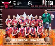 Tukuma Sporta skolas U10 meitenēm bronzas medaļas NBA Junioru līgā!