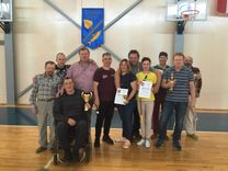 Engures komanda izcīna starpnovadu kausu novusā