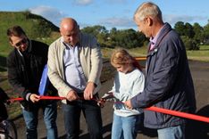 Tukumā atklāta par ziedojuma līdzekļiem tapusi trase