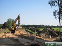 Būvniecības darbi Milzkalnes pļavās