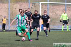 1. līgas futbola spēle /FOTO/