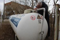 Pirmā gāzes iekārta novadā nomainīta