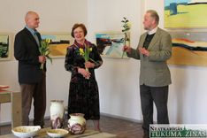 «Durvīs» atklāta Jūrmalas mākslinieku izstāde /FOTO/