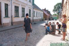 Tukumā filmē kadrus Valsts policijas simtgadei veltītai filmai