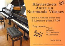 Tukuma mūzikas skola aicina uz koncertu