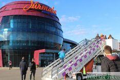 Zemgales vidusskolas projekta nedēļas noslēgums lidostā «Jūrmala» /FOTO/