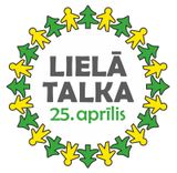 Lielā talka 2015. gadā norisināsies 25. aprīlī