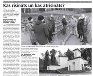 Kas risināts un kas atrisināts?