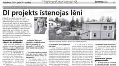 DI projekts īstenojas lēni 