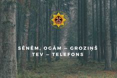 Pirms došanās mežā, atcerieties par drošību