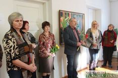 Tukumā atklāta gleznotāja Kārļa Neiļa jubilejas izstāde /FOTO/