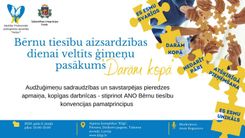 3. jūnijā notiks Bērnu tiesību aizsardzības dienai veltīts pasākums “Darām kopā”