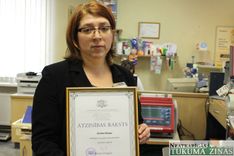 Kurzemes reģiona labākā pasta nodaļas operatore – kandavniece Kristīne Ķēniņa