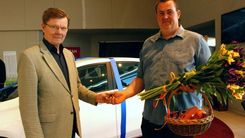«Tukuma piens» loterijas auto laimē jaunpilnieks Guntars Krīgerts