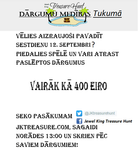 Dārgumu medības Tukumā