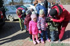 Jaunmoku pilī bērndārznieki piedalījušies putnu dienā /FOTO/