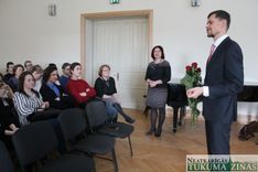 Tukuma Raiņa ģimnāzijā viesojas skolas absolvents Ģirts Rūda