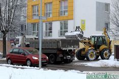 Pagaidām lielā snigšana problēmas Tukumā nerada