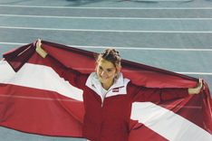 ASV studējošā vieglatlēte Ieva Turķe sevi vēl redz Latvijā