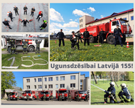 Svētkos sveic ugunsdzēsējus-glābējus