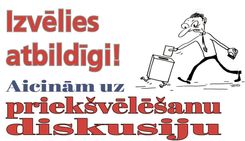 Nedēļas nogalē – diskusija vēlēšanu kandidātiem