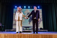 Ģirts Ķesteris ar savu jubilejas izrādi «VĪRIETIS, KURŠ GAIDA» Slampes kultūras pilī