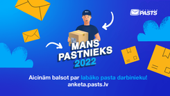 Nobalso par labāko 2022. gada pastnieku un pasta nodaļas operatoru!