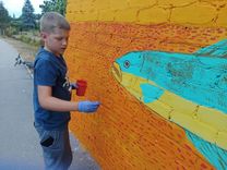 Lapmežciema pietura ietērpusies košās krāsās/FOTO/