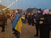 Tukumā un Kandavā notiek mītiņš Ukrainas atbalstam/Papildināts 3. martā/