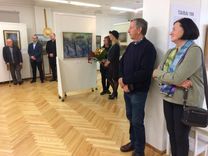 Tukuma mākslas muzejā atklāta izstāde 'Tairai Haļāpinai 100'