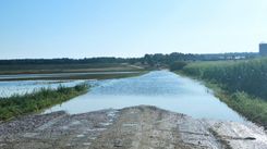 Pūrē atkal applūdis ceļš