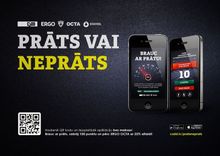 Pārbaudi savu braukšanas stilu ar jauno mobilo aplikāciju «Prāts neprāts""