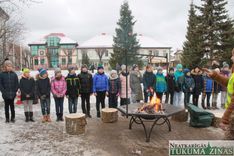 Barikāžu atceres ugunskurs Tukumā šogad – ar jaunsardzes jauniešiem /FOTO/