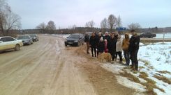 Protests arī uz Cēres ceļa posmā Līgas-Zentene-Rideļi