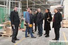 Uzņēmēji tiekas SIA «Daiļrade koks» Tukuma ražotnē