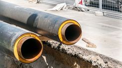 Lapmežciemā – siltumtrases avārija