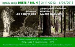 Laikmetīgā māksla izstāžu sērijā «Duets»