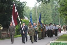 Vecie karavīri pulcējas Džūkstē /FOTO/