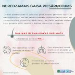 Zaļa lapiņa – tātad gaiss ir labs!