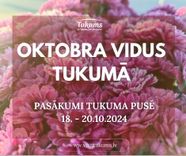 Oktobra vidus rudens krāsas Tukuma pusē