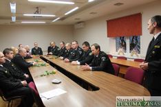 Tukuma novada domē sveic pašvaldības policistus /FOTO/