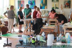 Vizuālās mākslas skolotāju plenērs Tukumā /FOTO/